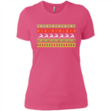Ugly Christmas Funny Festive - Ladies' Boyfriend T-Shirt