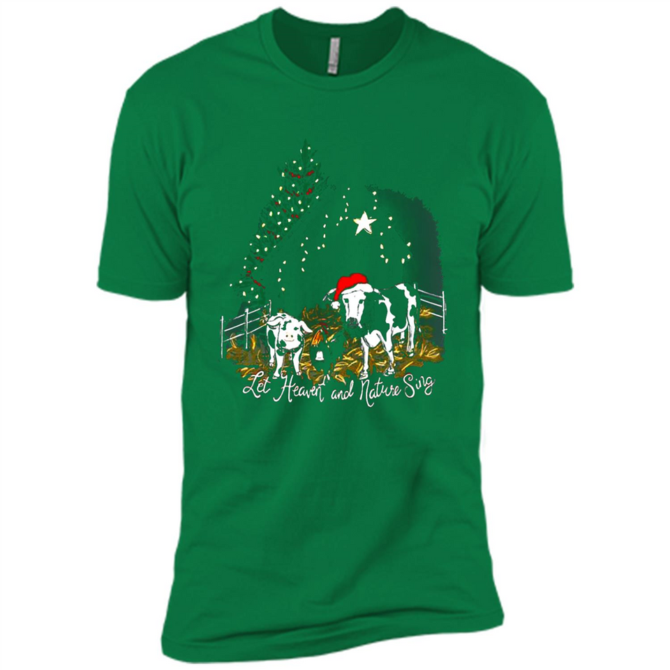 Let Heaven And Nature Sing Christmas Sweater PINGPONG - Premium Short Sleeve T-Shirt