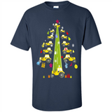 Tractor Car Christmas Tree T-shirt For Drivers