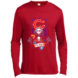 Chicago Bears Halloween The Nightmare Before Christmas - Canvas Long Sleeve T-Shirt