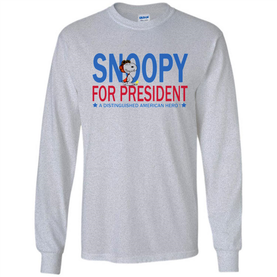 Snoopy for President - Long Sleeve T-Shirt