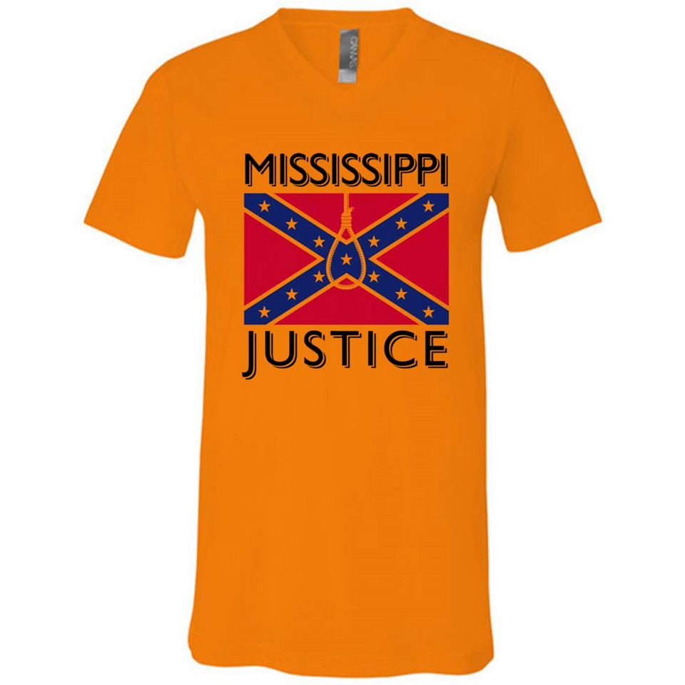 Mississippi Justice - Canvas Unisex V-Neck