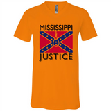 Mississippi Justice - Canvas Unisex V-Neck