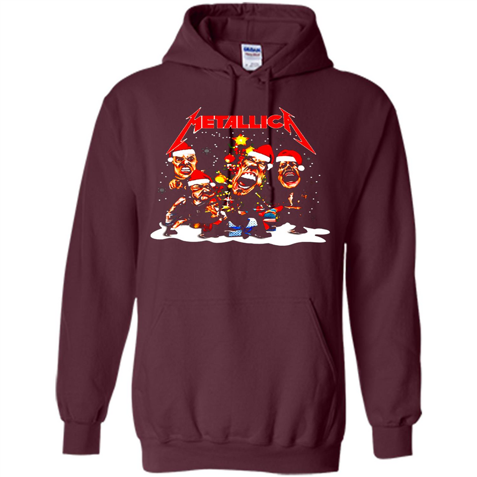 Metallica christmas sweatshirt hoodie long PINGPONG - Hoodie