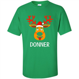 Donner Reindeer Santa Claus Funny Xmas Holiday T-Shirt - Shirt