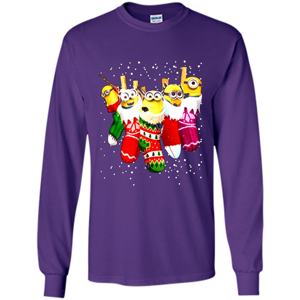 Minions Christmas Stockings Sweatshirt PINGPONG
