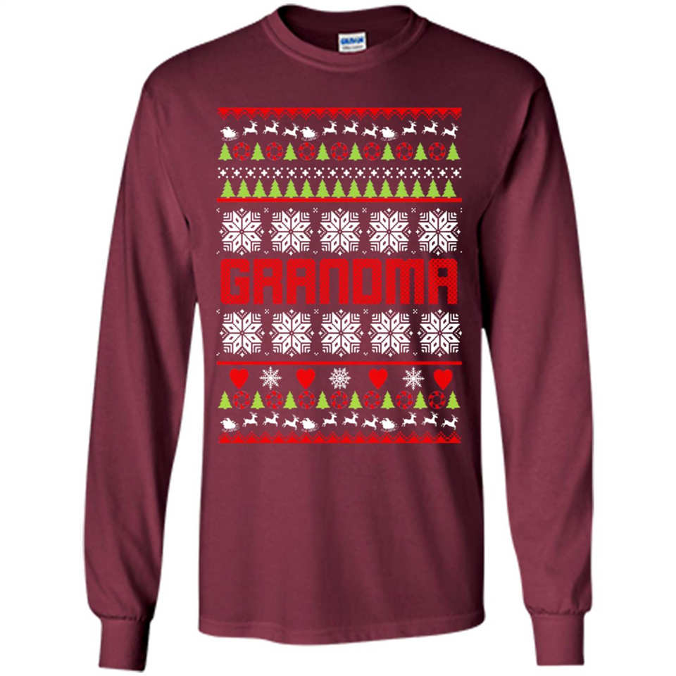 Grandma Ugly Christmas - Long Sleeve T-Shirt