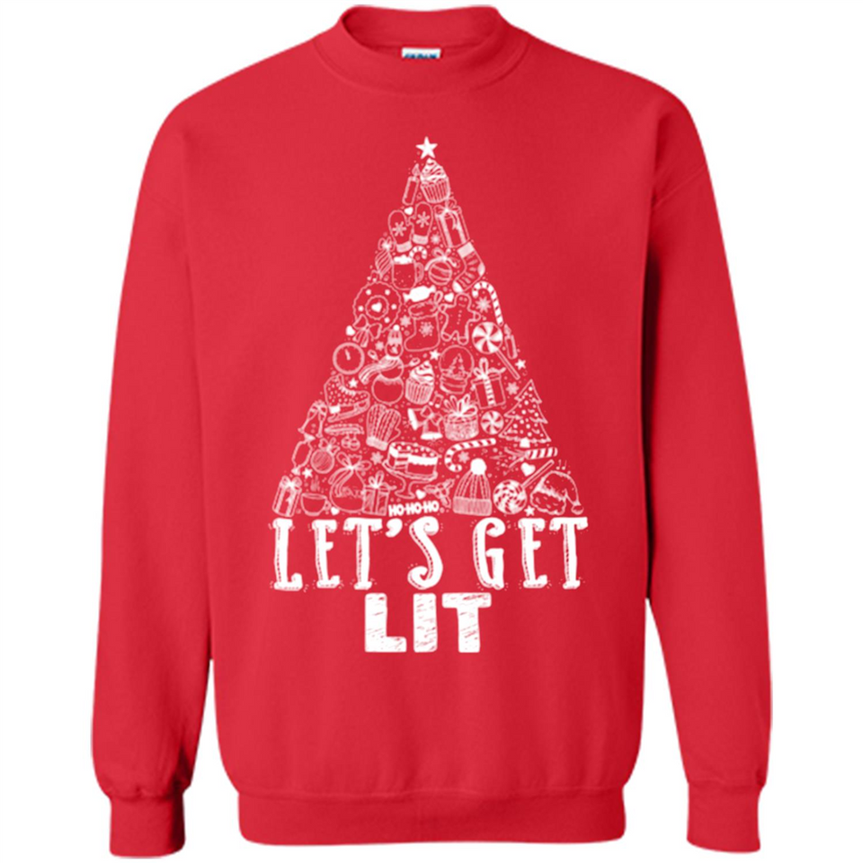 Let's Get Lit - Funny Christmas Tree