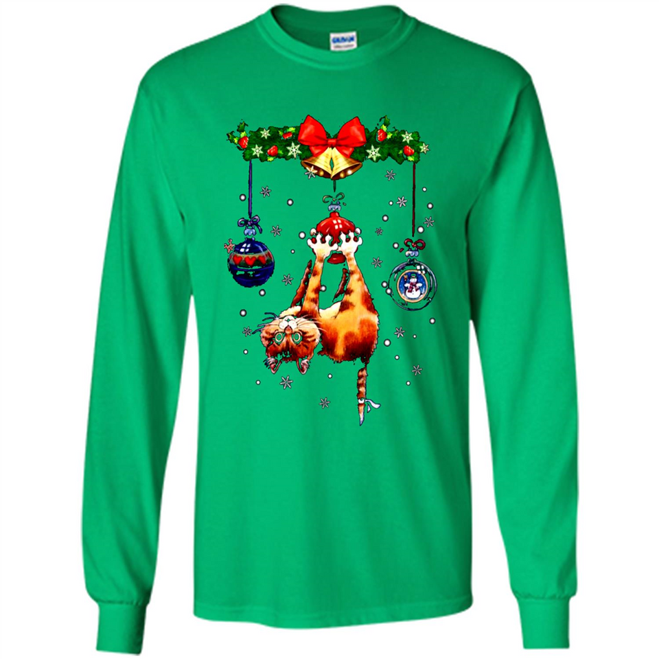 Merry Christmas Funny Cat Christmas sweater, sweater PINGPONG