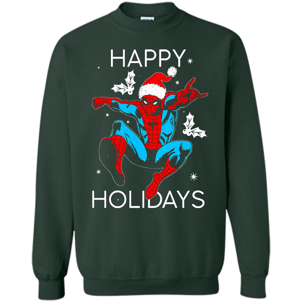 Marvel Spider Man Happy Holidays Santa Christmas Mug PINGPONG - Sweatshirt