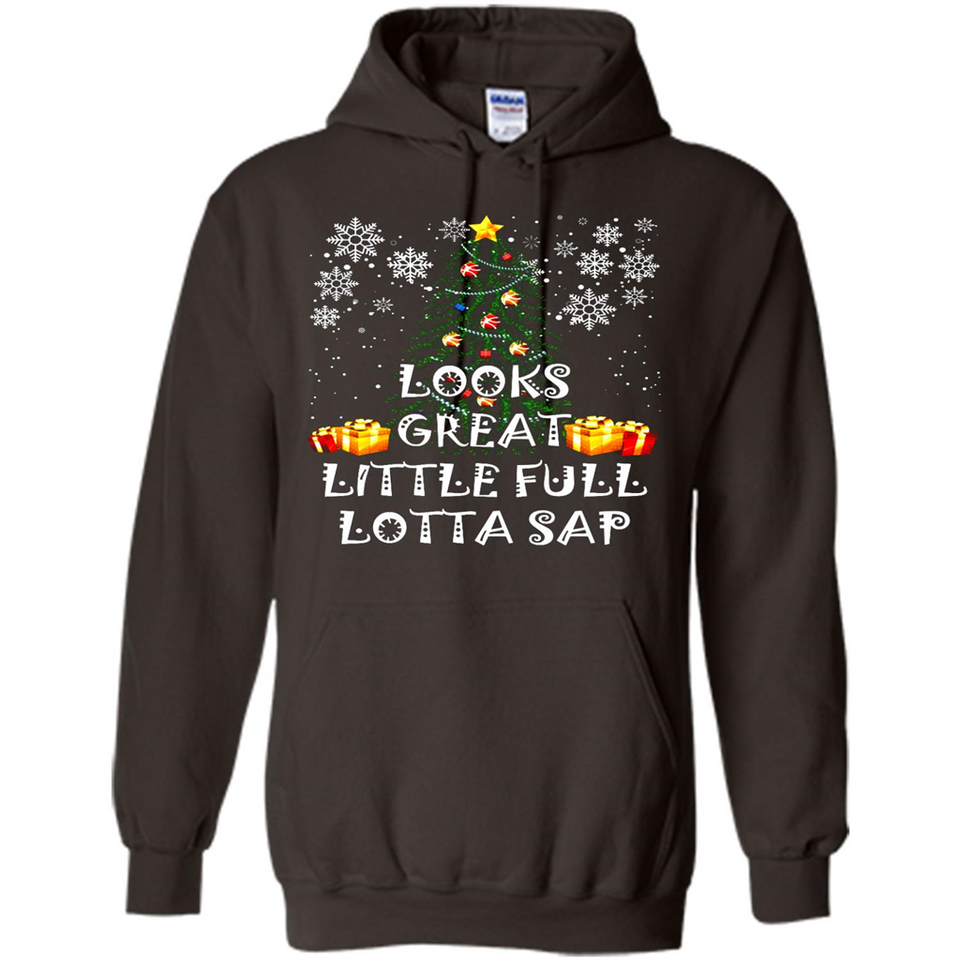Looks Great Little Full Lotta Sap Funny Christmas Tree Mug PINGPONG - Hoodie