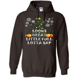 Looks Great Little Full Lotta Sap Funny Christmas Tree Mug PINGPONG - Hoodie