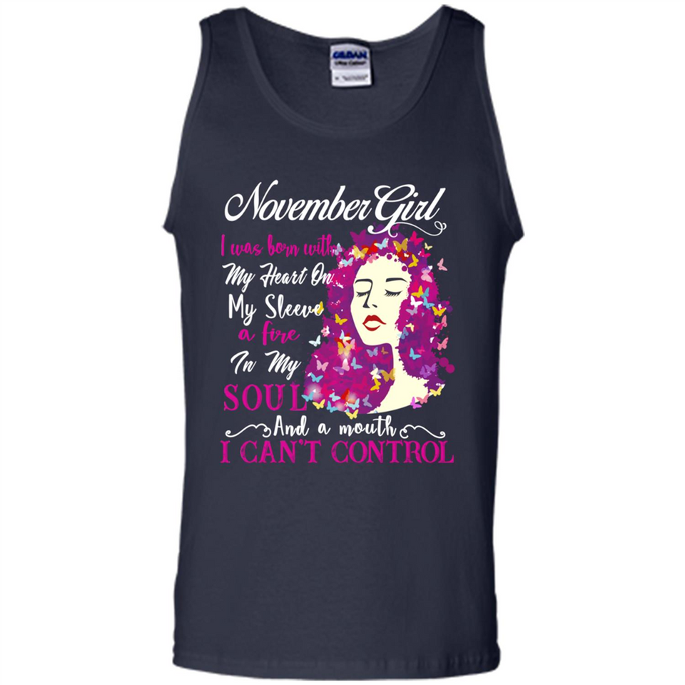 November Butterfly Girl - Tank Top