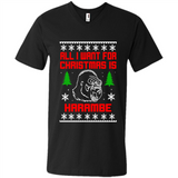 All I Want For Christmas Is HarambeT Rex Attack Reindeer ugly sweater PINGPONG