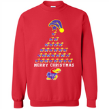 Perfect Kansas Jayhawks Christmas Tree PINGPONG