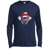 Carolina Hurricanes And Superman Fans - Canvas Long Sleeve T-Shirt