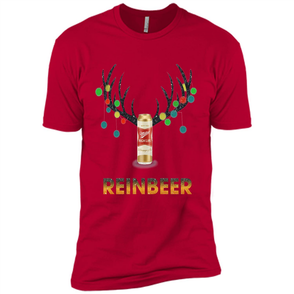 Reinbeer Miller High Life Christmas sweater Canvas USA