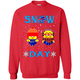 Snow Day Shirt For Buffalo Bills Vs Minion Fans pingpong