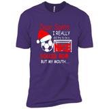 Dear Santa I Really Did Try To Be A Nice Soccer Mom Sweatshirt - Premium Short Sleeve T-Shirt