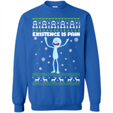 Mr Meeseeks Xistence Is Pain Ugly Christmas - Sweatshirt