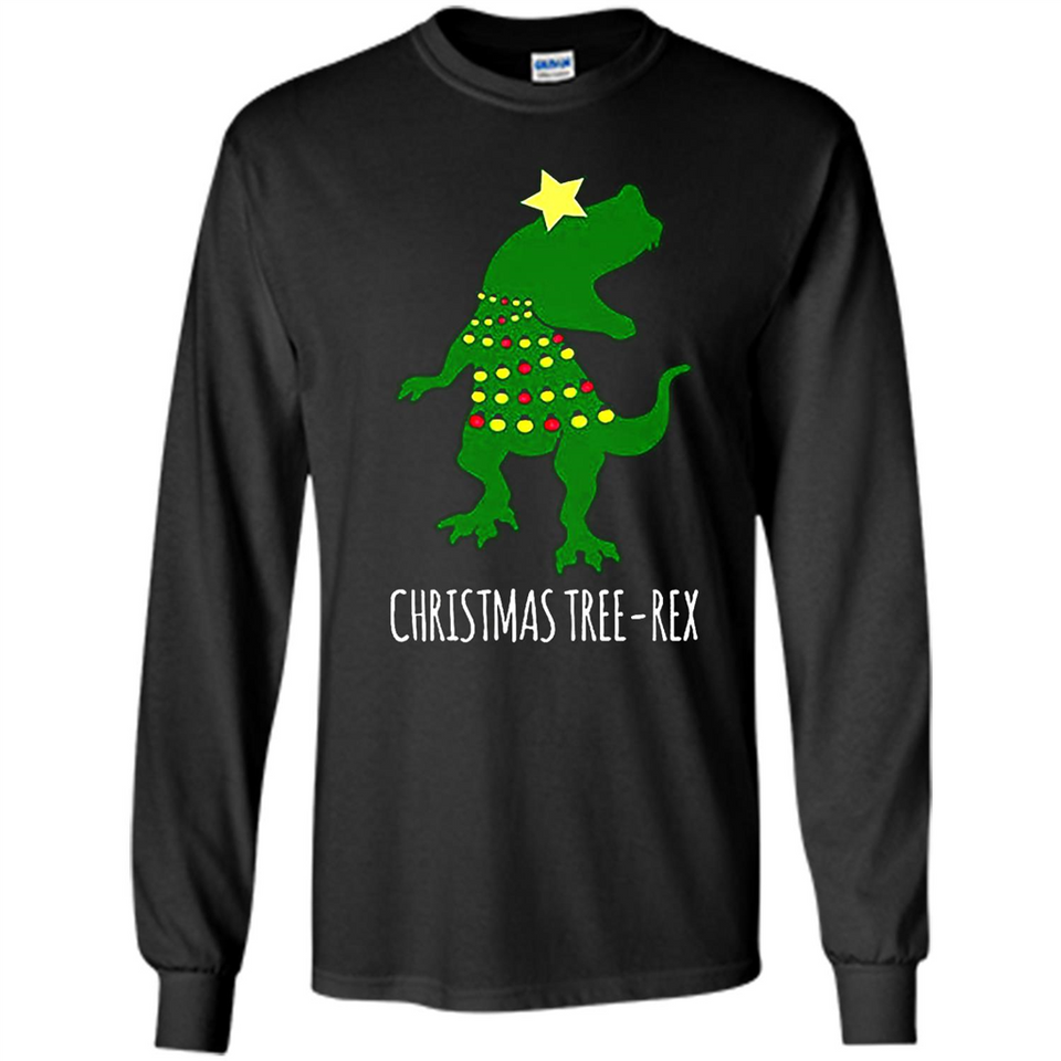 Christmas Tree Rex - Long Sleeve T-Shirt