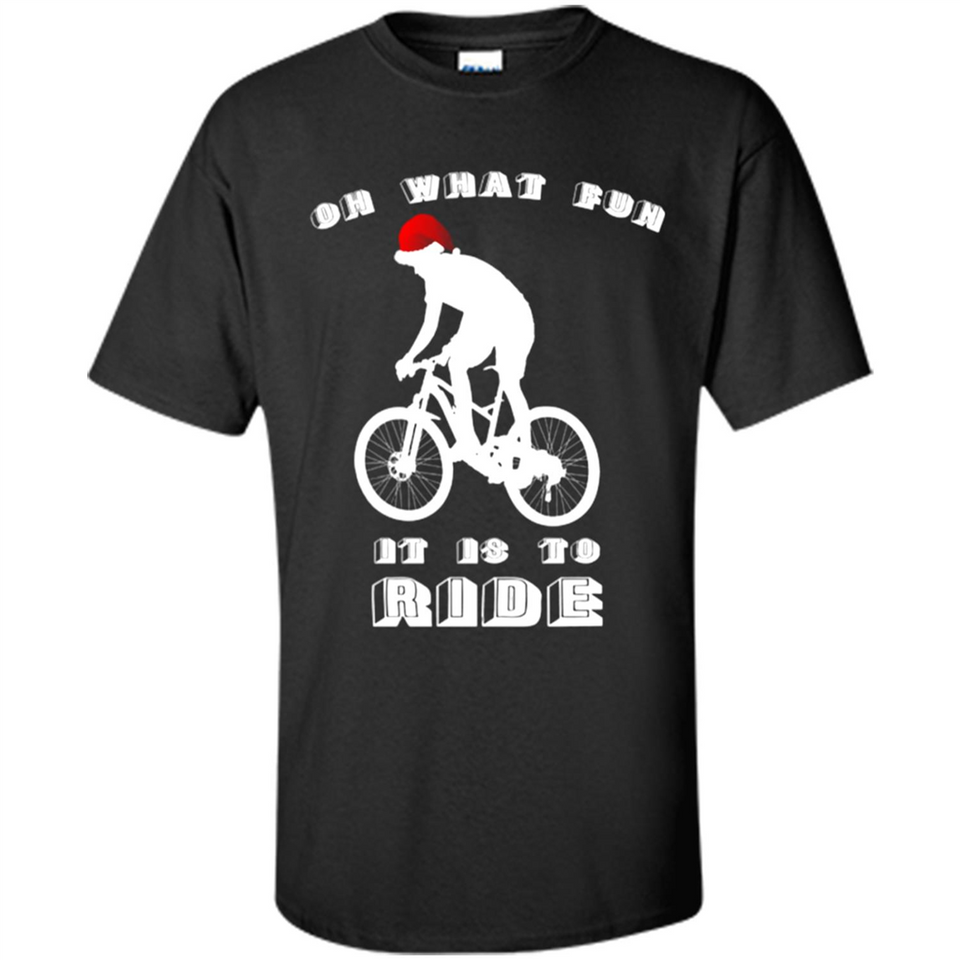 Christmas Mountain Biking Shirt Mountain Biker Christmas