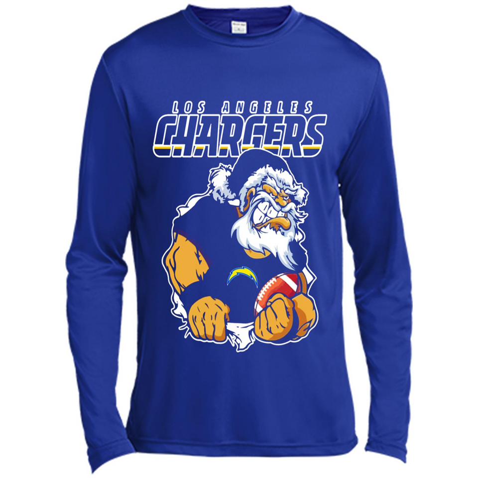 Grumpy Santa Claus Los Angeles Chargers Football Team PINGPONG