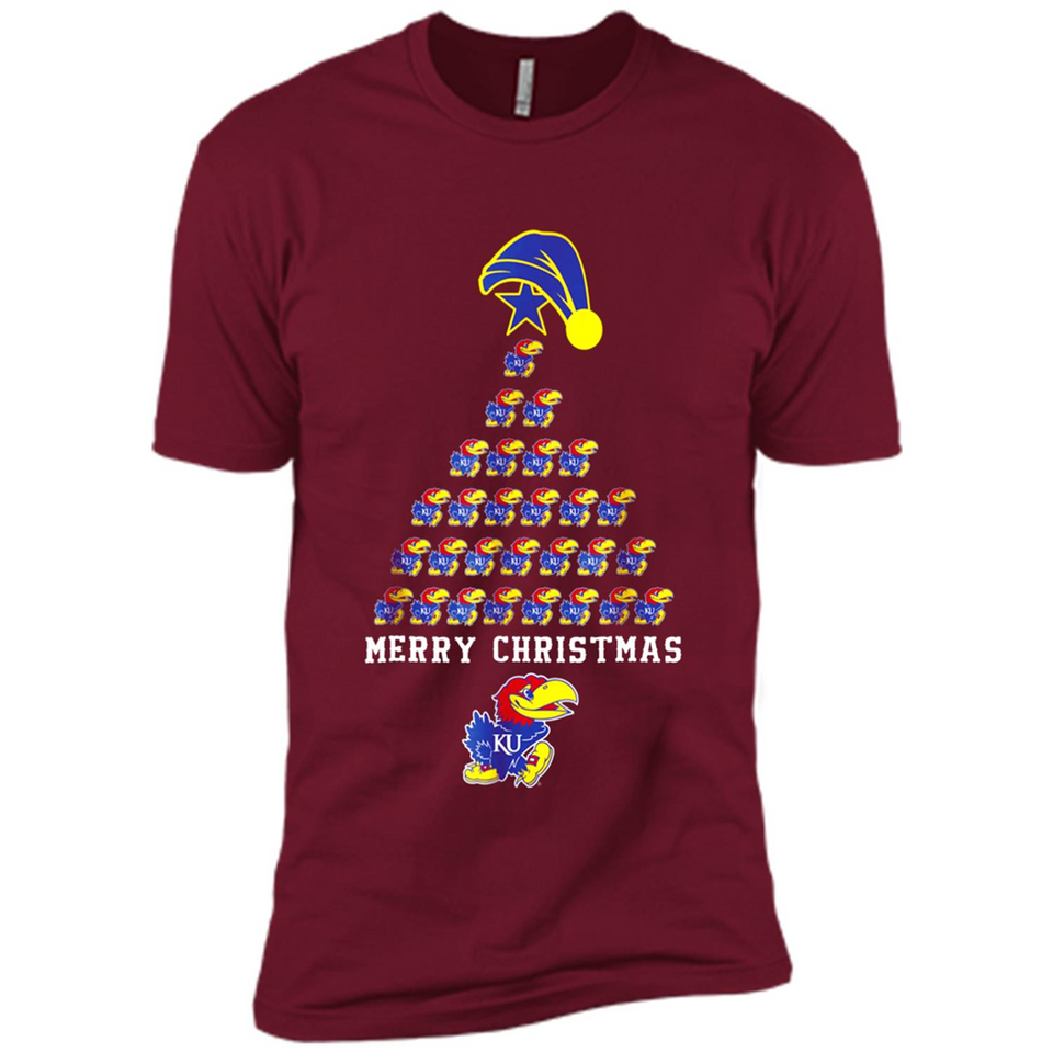 Perfect Kansas Jayhawks Christmas Tree PINGPONG