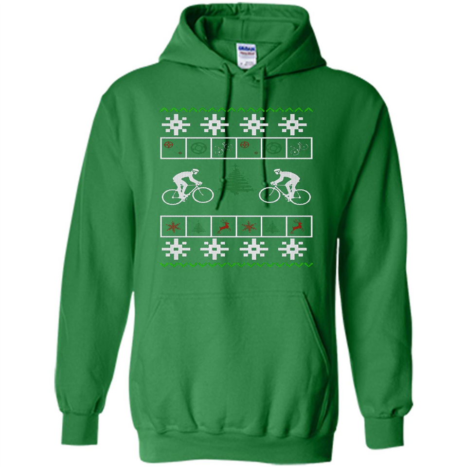 Christmas Ugly Sweater Cycling - Best Ugly Christmas Sweater - Hoodie