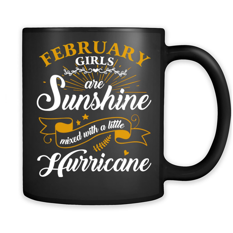 February Girl Are Sunshine Mixed With a Little Hurricane