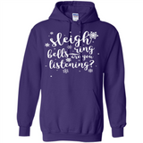 Sleigh Bells Ring Are You Listening Christmas Carol - Hoodie