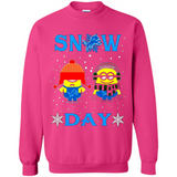 Snow Day Shirt For Detroit Lions Vs Minion Fans pingpong