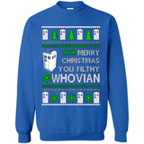 Merry Christmas You Filthy Whovian ugly sweater PINGPONG