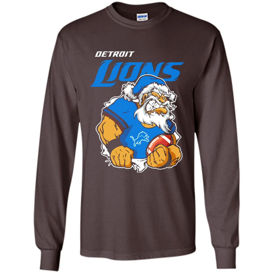 Grumpy Santa Claus Detroit Lions Football Team PINGPONG
