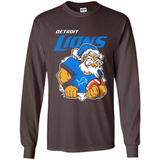 Grumpy Santa Claus Detroit Lions Football Team PINGPONG