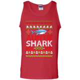 Auntie shark Doo Doo Doo Christmas - Tank Top