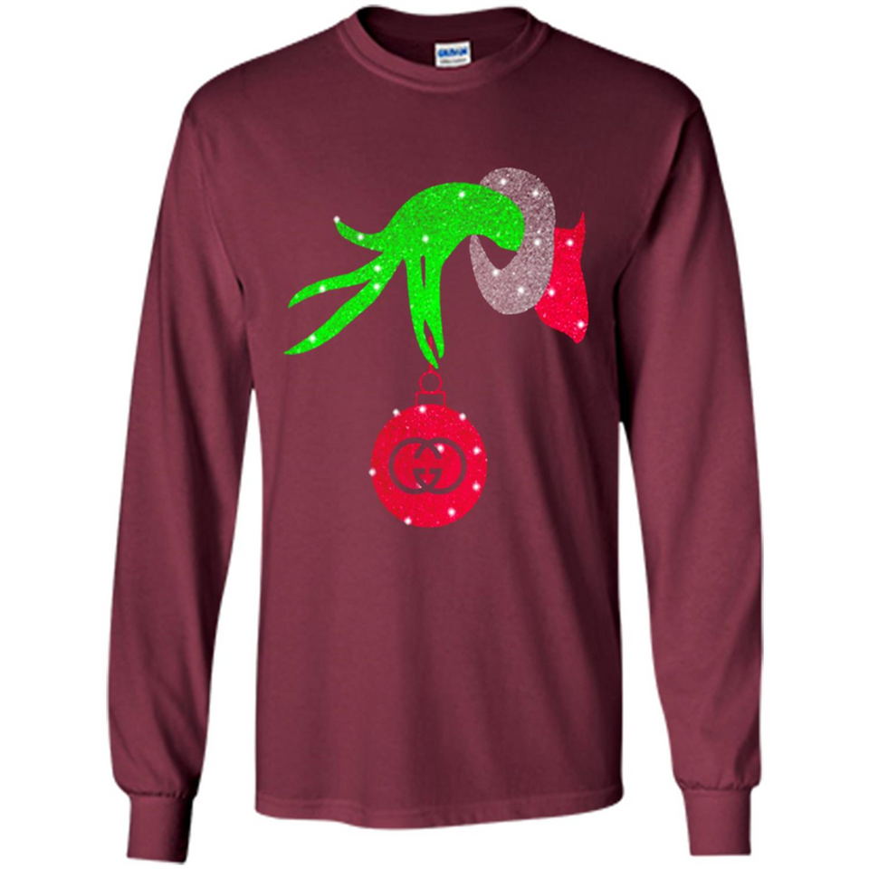 Grinch hand holding logo Gucci PING PONG