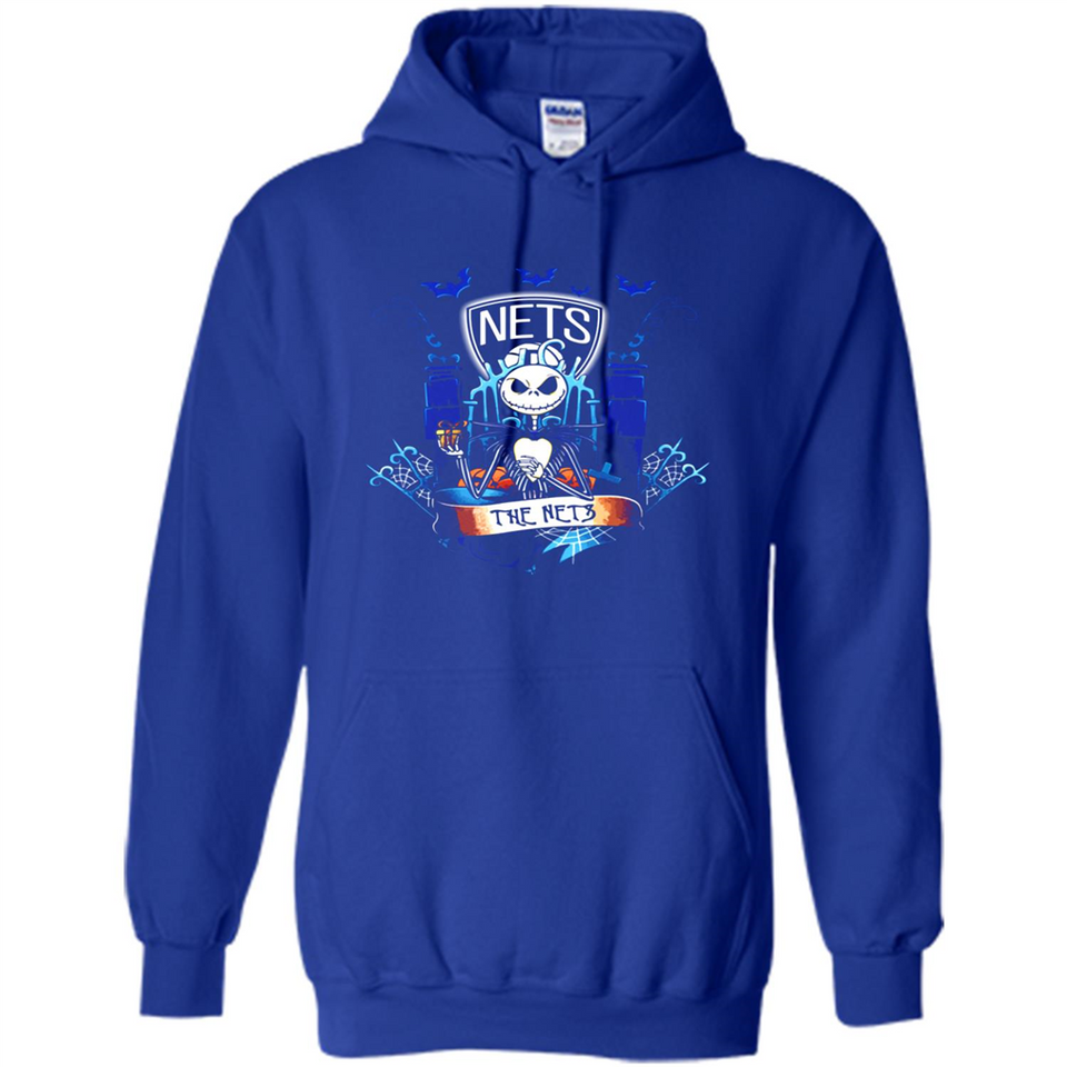 Brooklyn Nets Halloween The Nightmare Before Christmas - Hoodie