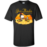 Snoopy Thanksgiving Give Thanks With A Grateful Heart - Shirt