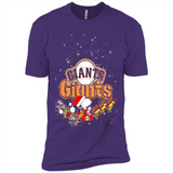 Snoopy Christmas San Francisco Giants - Premium Short Sleeve T-Shirt