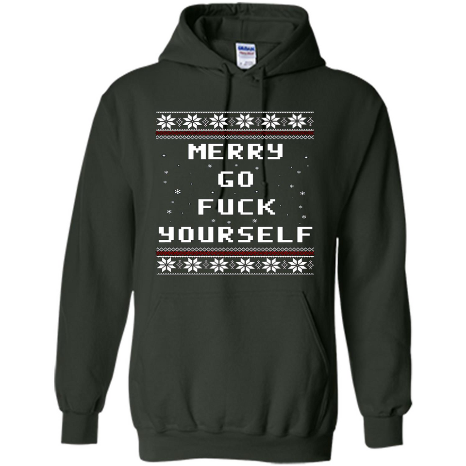 Merry go fuck yourself Christmas sweatshirt PINGPONG