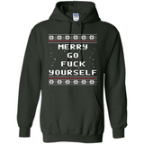 Merry go fuck yourself Christmas sweatshirt PINGPONG
