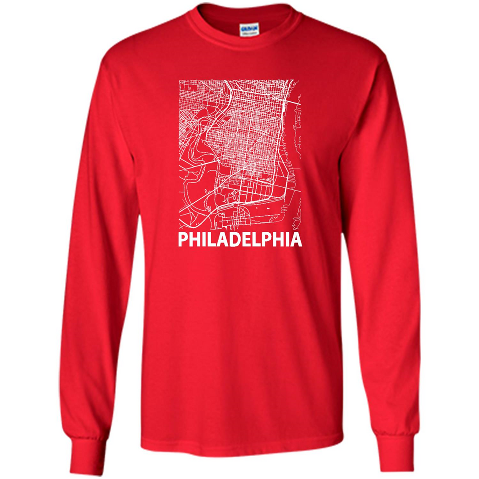 Philadelphia Pennsylvania City Map Souvenir