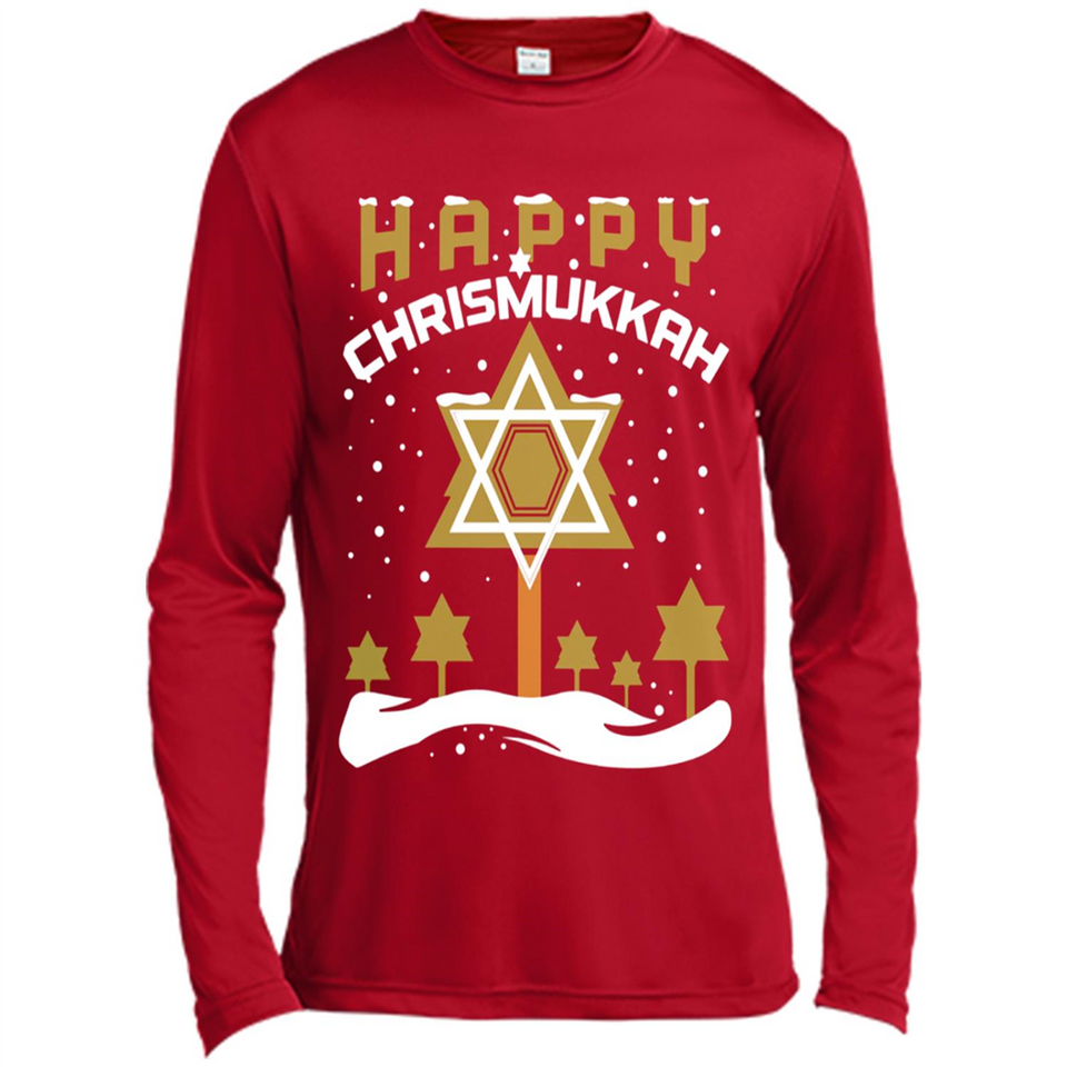 Happy Chrismukkah - Canvas Long Sleeve T-Shirt