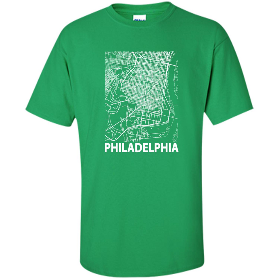 Philadelphia Pennsylvania City Map Souvenir