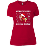 Amazing Dominick The Christmas Donkey-Italian Christmas Donkey - Ladies' Boyfriend T-Shirt