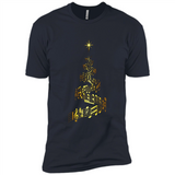 Music Note Christmas Tree Xmas Music Lover Mug PINGPONG - Premium Short Sleeve T-Shirt