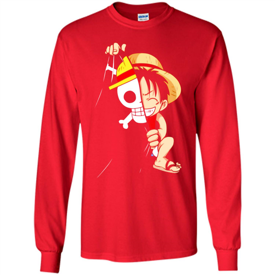 Luffy Flag One Piece - Long Sleeve T-Shirt