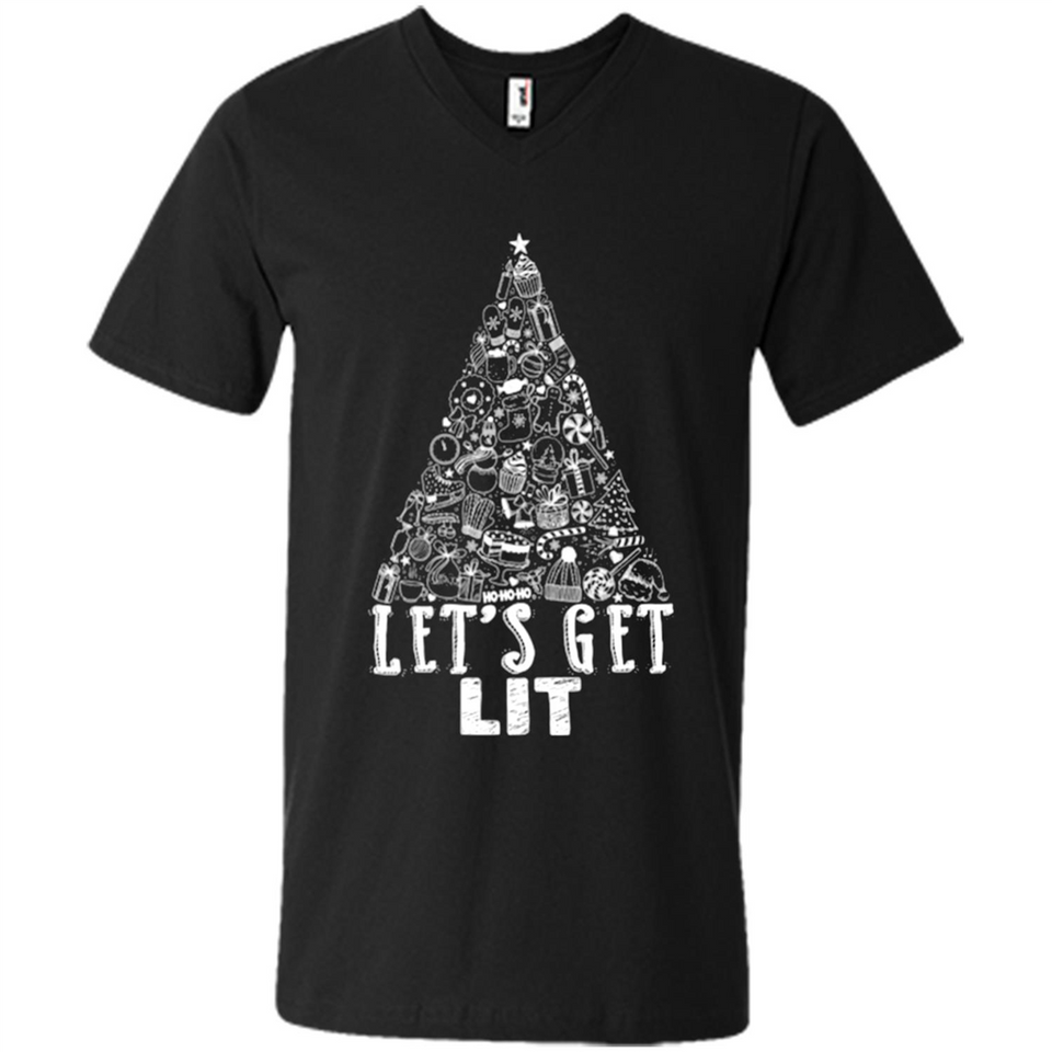 Let's Get Lit - Funny Christmas Tree