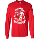 Christmas Shirt, Santa Nice Or Naughty Xmas - Long Sleeve T-Shirt